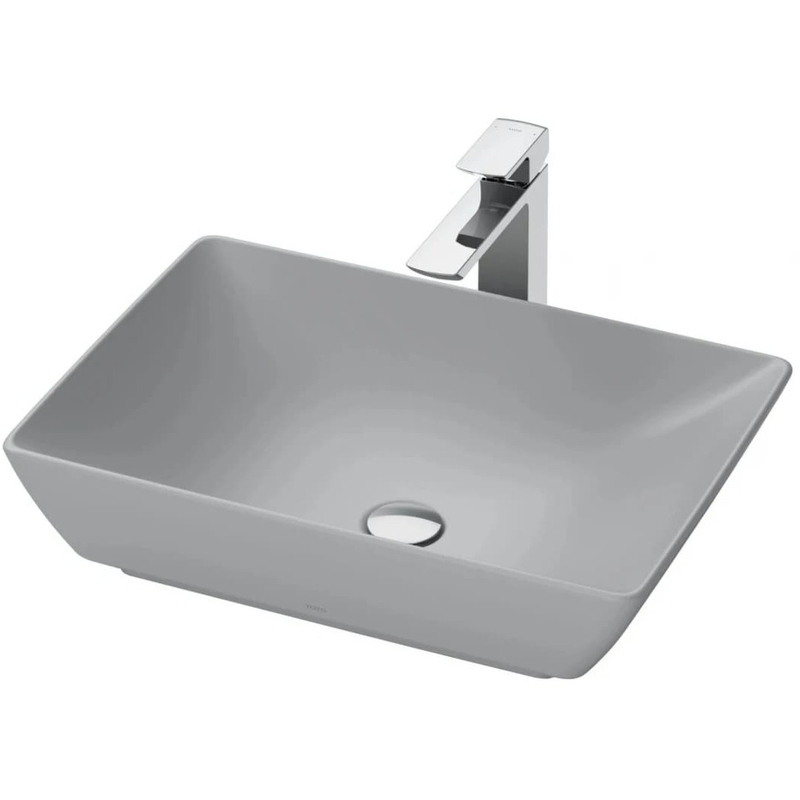 Chậu Rửa Lavabo đặt bàn màu xám mờ TOTO LT1735#MGR 
