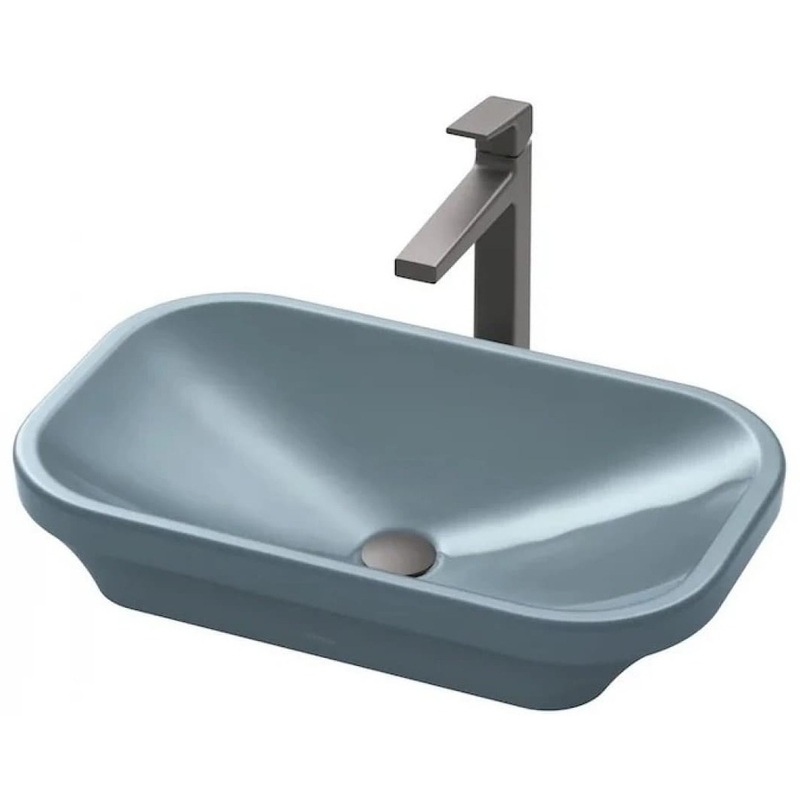 Chậu Rửa Lavabo đặt bàn màu xanh tro TOTO LW630JDW/F#ASB