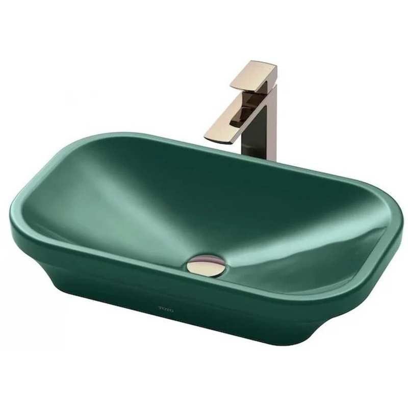 Chậu Rửa Lavabo đặt bàn màu xanh TOTO LW630JDW/F#FRG