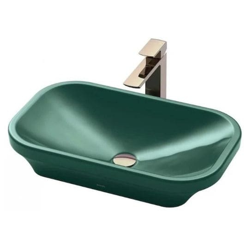 Chậu Rửa Lavabo đặt bàn màu xanh TOTO LW630JDW/F#FRG
