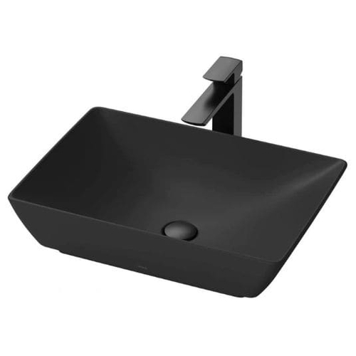 Chậu Rửa Lavabo đặt bàn màu đen mờ TOTO LT1735#MBL