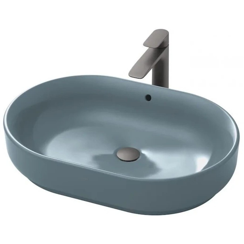 Chậu Rửa Lavabo đặt bàn màu xanh tro TOTO LW896JW/F#ASB