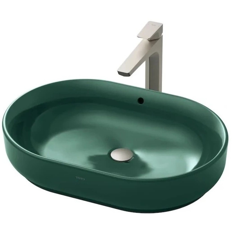 Chậu Rửa Lavabo đặt bàn màu xanh TOTO LW896JW/F#FRG