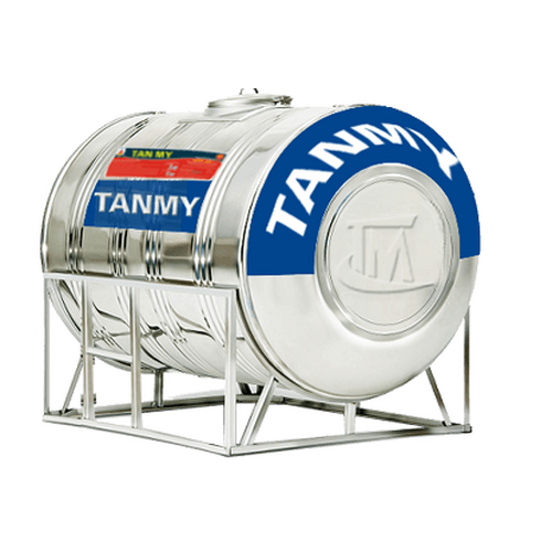 Bồn Nước Inox Tân Mỹ 500L Nằm Ngang TMN500F720