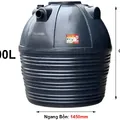 Bể Phốt Tự Hoại Tân Mỹ 2000L Đứng TMD2000SE