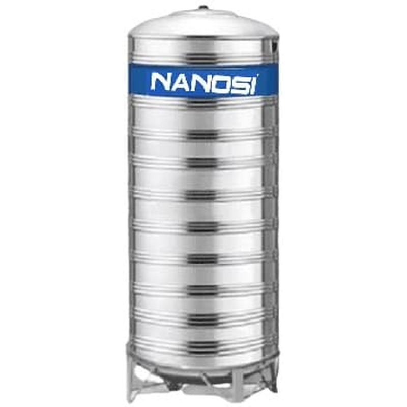 Bồn Inox Công Nghiệp Nanosi 10000L Đứng Phi 2200 NA 10000D F2200
