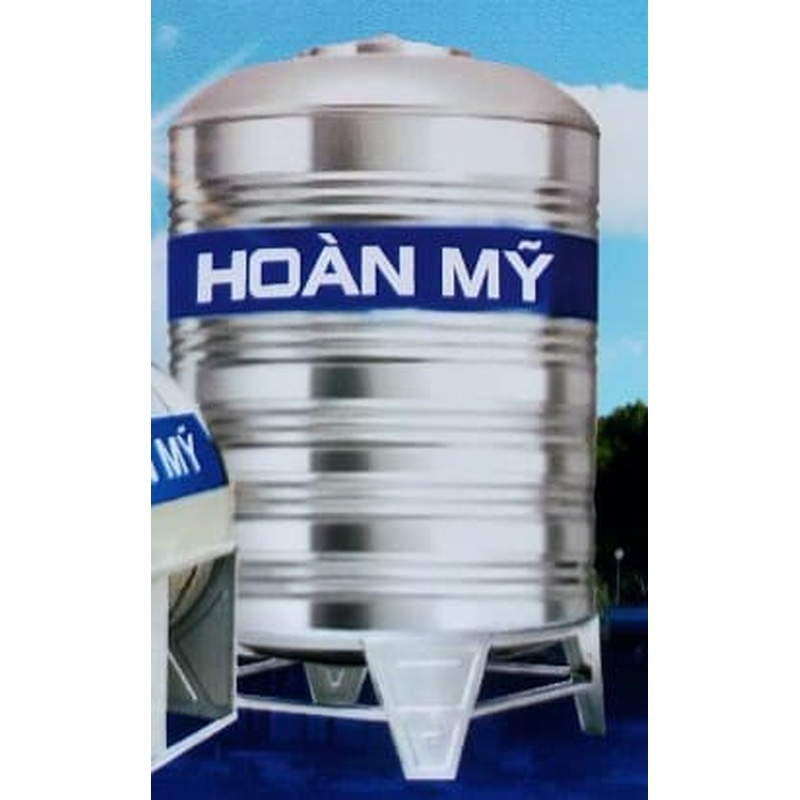 Bồn Nước Inox Hoàn Mỹ 6000L Đứng HM 6000D F1200