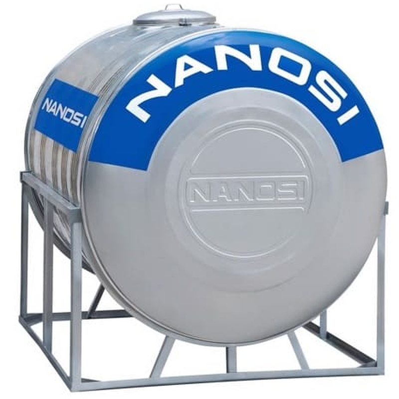 Bồn Nước Inox Nanosi 1500L Nằm Phi 960 NA 1500N F960