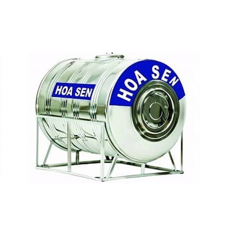Bồn Nước Inox SUS304 Hoa Sen 1700L Nằm Ngang Phi 1200 HS 1700.N