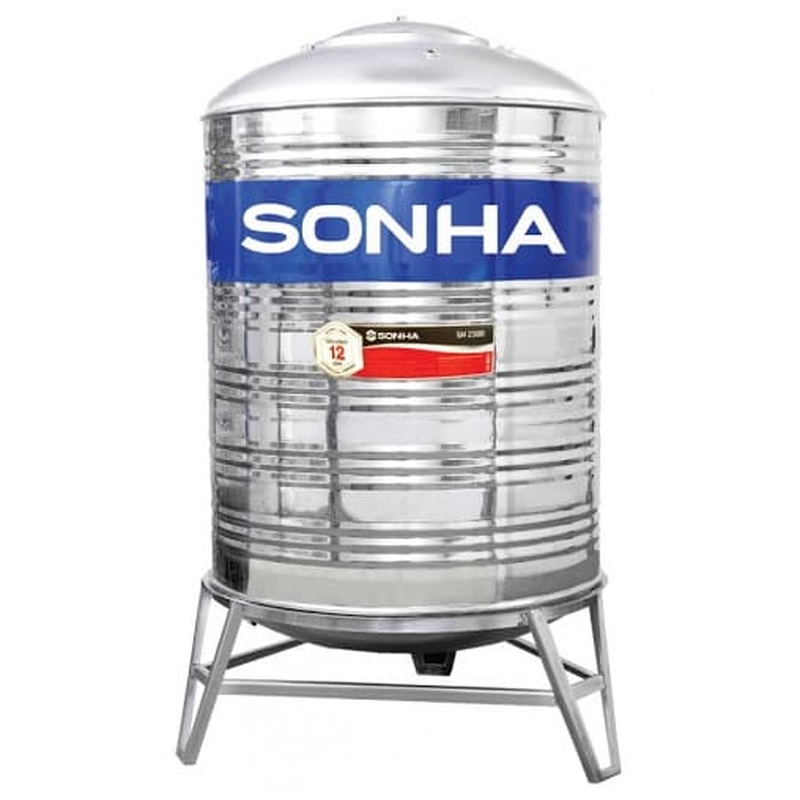Bồn nước Inox 500l đứng Sơn Hà SH 500D