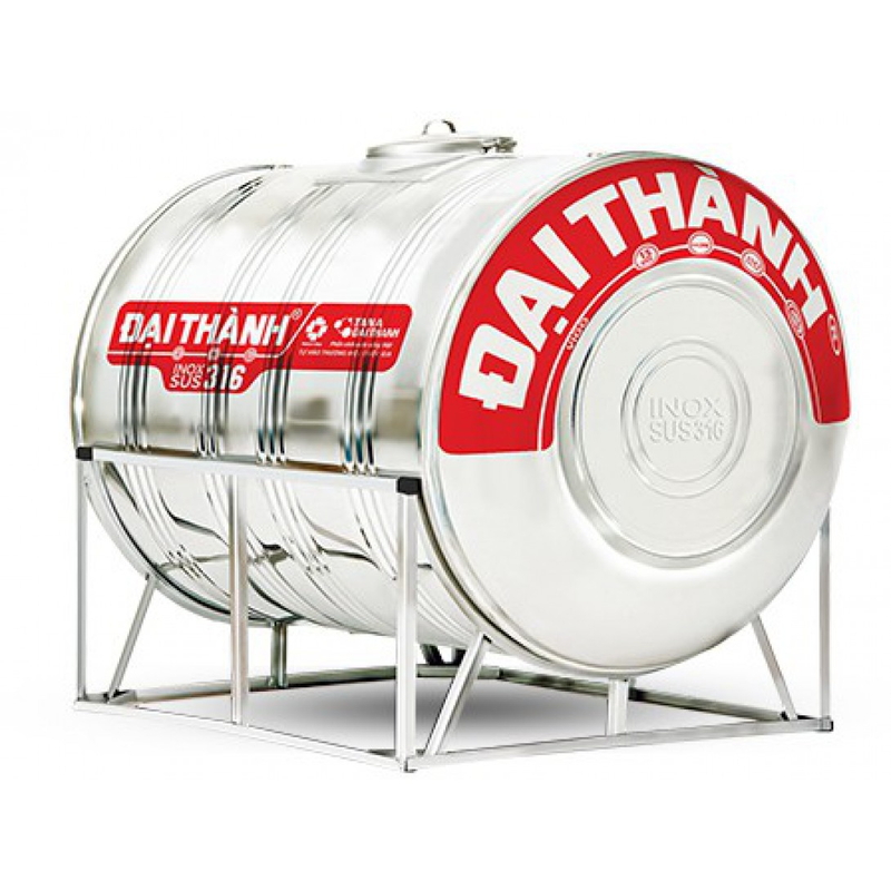 Bồn nước Đại Thành 700L ngang Vigo inox SUS 316 DT316 700N