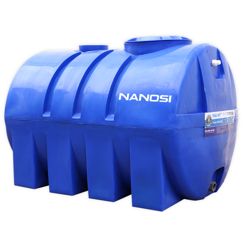 Bồn Nước Nhựa Nanosi 1000 Lít Nằm NA 1000EX N
