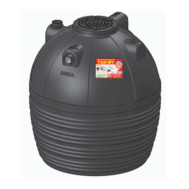 Bể Phốt Tự Hoại Tân Mỹ 2000L Đứng TM 2000LD