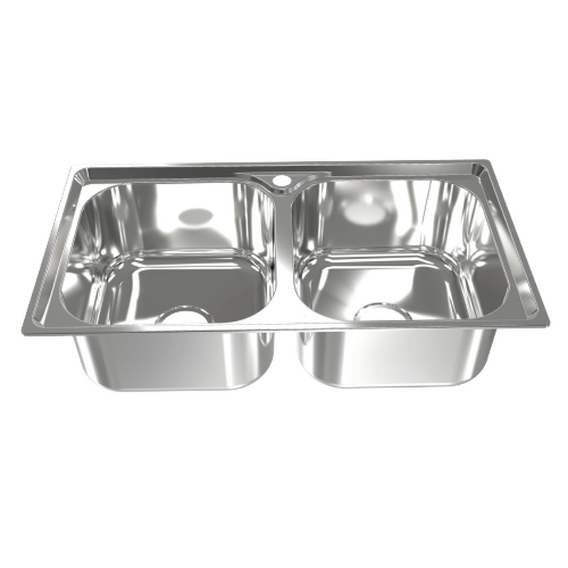 Chậu rửa bát inox 2 hố Tân Á RE320 