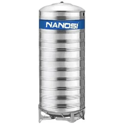 Bồn Inox Công Nghiệp Nanosi 10000L Đứng Phi 2200 NA 10000D F2200