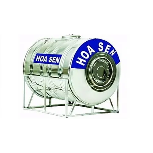 Bồn Nước Inox SUS304 Hoa Sen 500L Nằm Ngang HS 500N