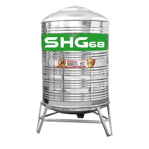 Bồn nước Lộc Phát Inox 445NF Sơn Hà Xanh 4000L đứng SHG68D4000F1420