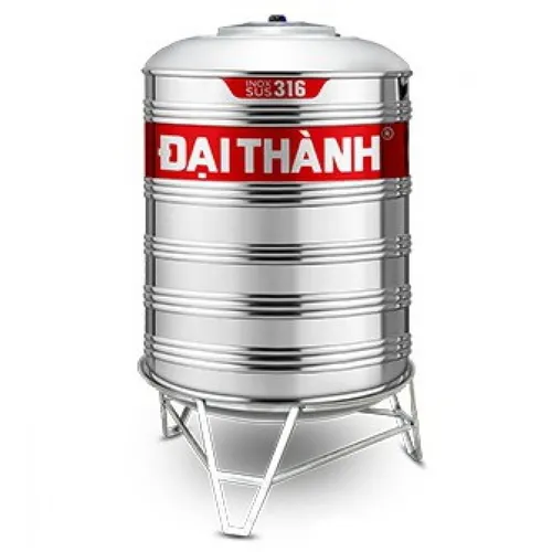 Bồn Nước Inox SUS316 Đại Thành ViGo 2000L Đứng DT316D2000F940