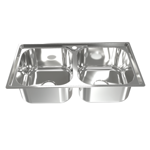 Chậu rửa bát inox 2 hố Tân Á RE320 