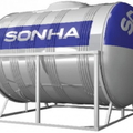 Bồn Nước Inox SUS304 Sơn Hà 6000l Nằm Ngang SH 6000