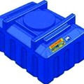 Bồn nước Tân Á 500l ngang nhựa vuông TA 500EX V