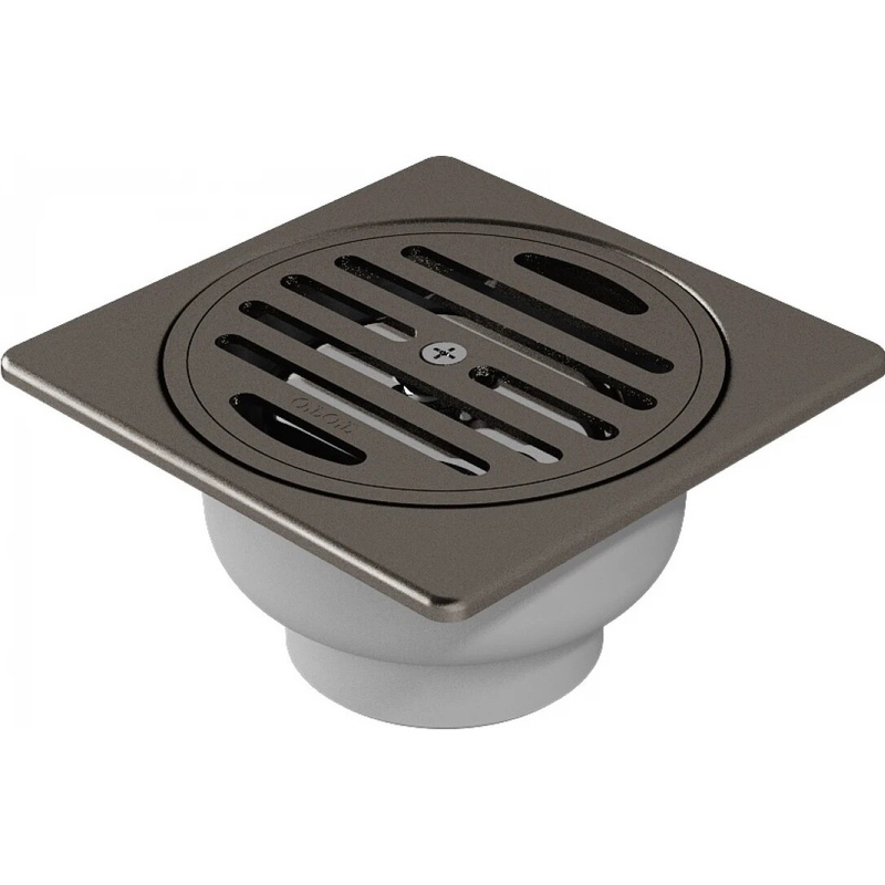 Phểu Thoát Sàn Màu Xám Than Chì Mờ 115x115mm Ø60 TOTO TX1DB#BGP