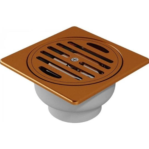 Phểu Thoát Sàn Màu Vàng Hồng 115x115mm Ø60 TOTO TX1DB#BRG