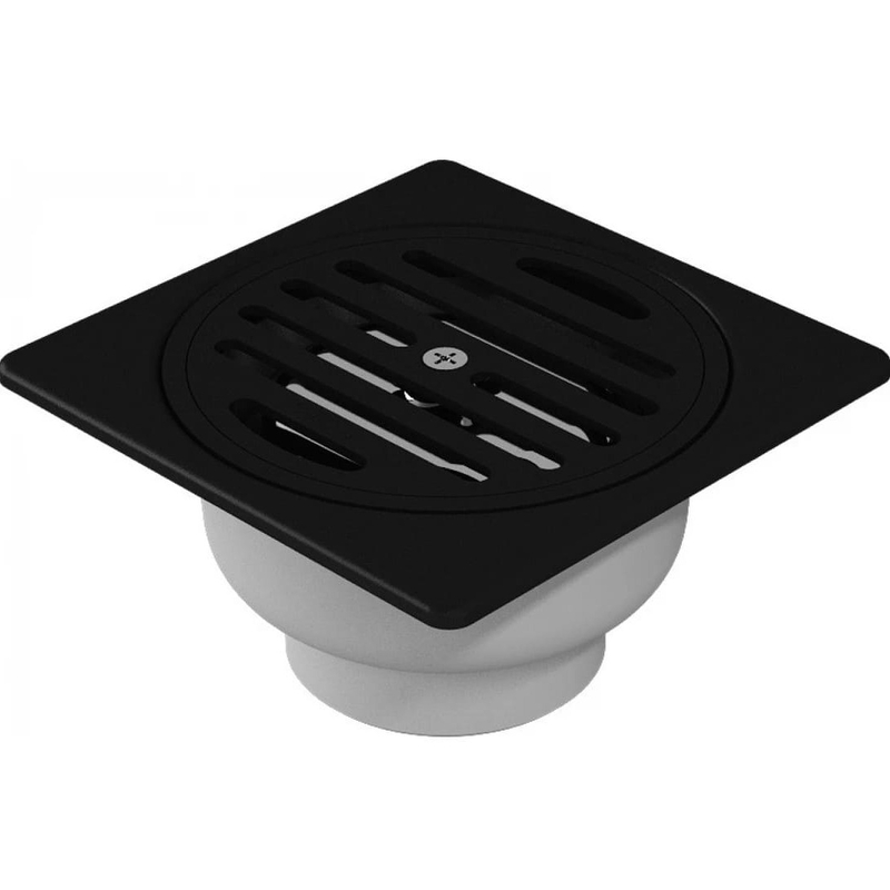 Phểu Thoát Sàn Màu Đen 115x115mm Ø60 TOTO TX1DB#MB