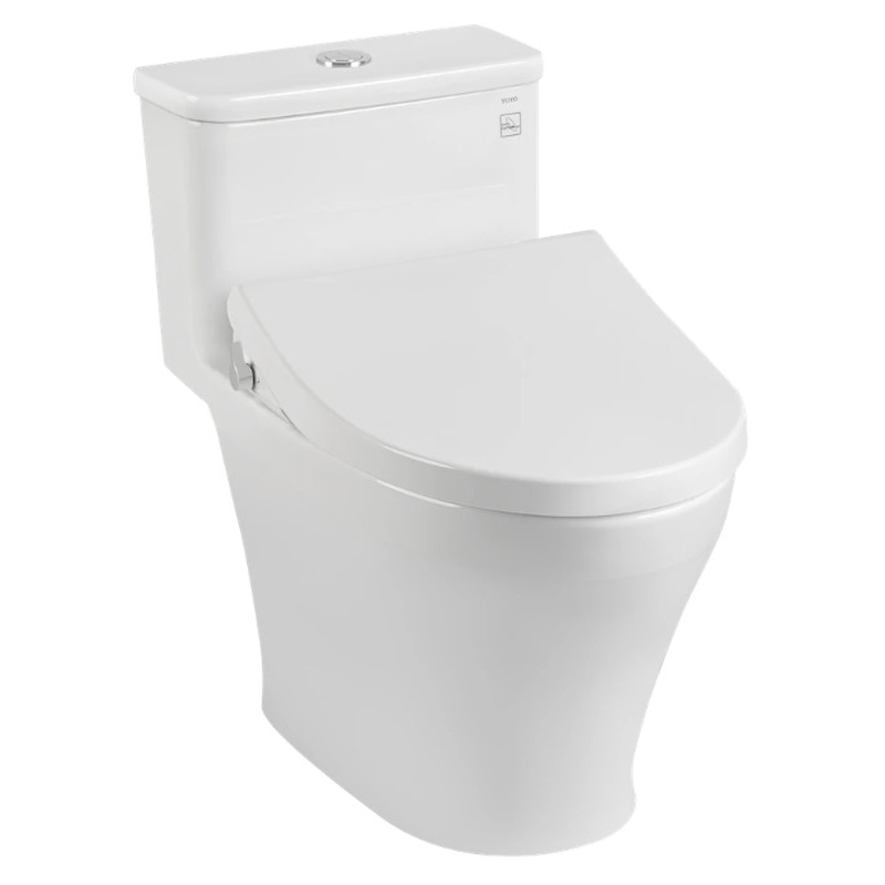 Bồn cầu 1 khối TOTO MS857DE4 nắp cơ Ecowasher TCW1211A