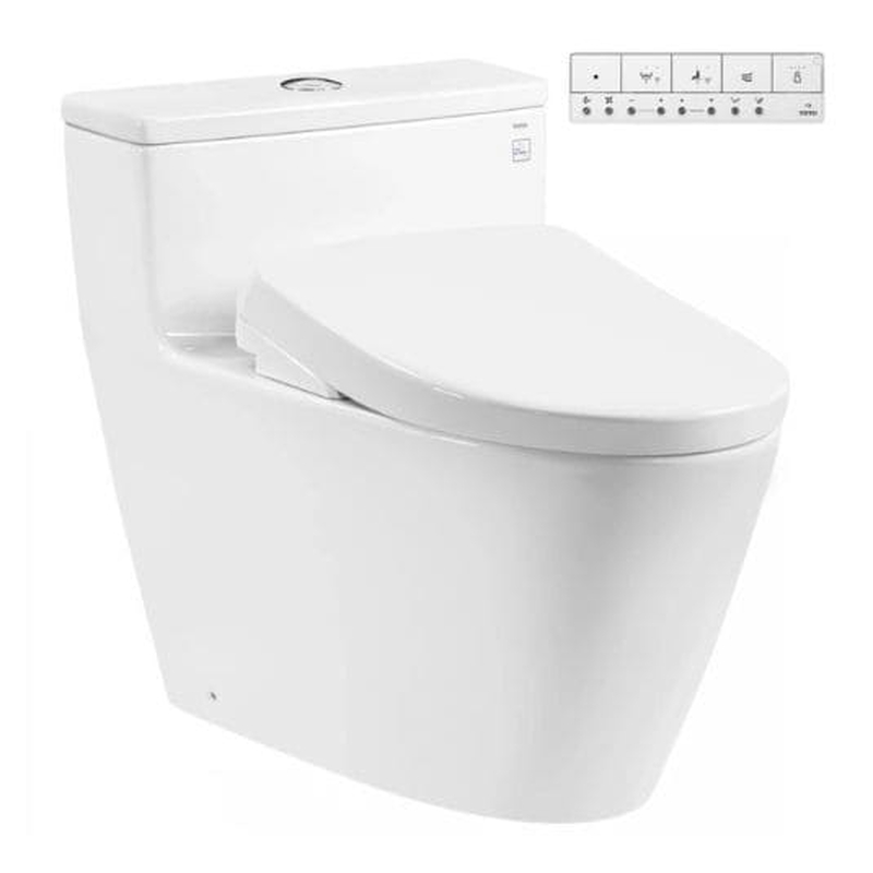 Bồn Cầu Điện Tử TOTO MS625CDW23 Nắp Rửa Washlet TCF47360GAA S7 Giấu Dây 
