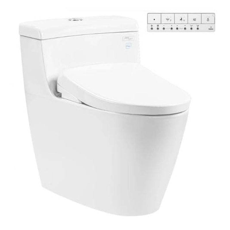 Bồn Cầu Điện Tử TOTO MS636CDRW23 Nắp Rửa Washlet TCF47360GAA S7 Giấu Dây
