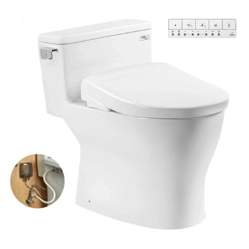 Bồn Cầu Điện Tử TOTO MS188VKW23 Nắp Washlet TCF47360GAA S7