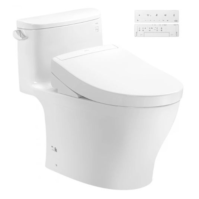 Bồn Cầu Điện Tử TOTO MS887CRW25 Nắp Rửa Washlet TCF34461GAA S5 Giấu Dây