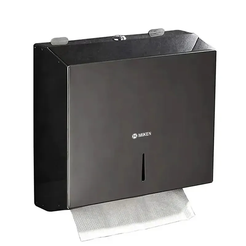 Hộp đựng giấy lau tay mạ màu đen Miken MK-A724B