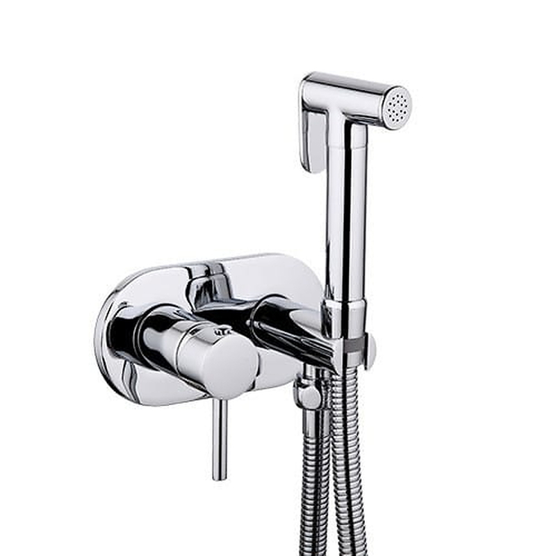 Vòi xịt vệ sinh nóng lạnh âm tường Miken F-7505W-2