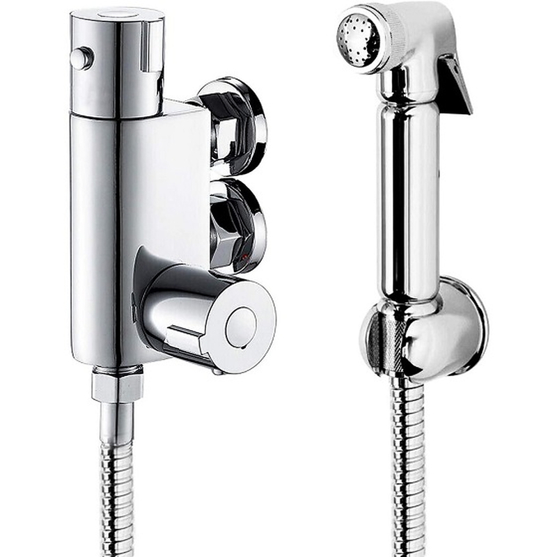 Vòi xịt vệ sinh nóng lạnh nhiệt độ Miken F-7506W màu chrome