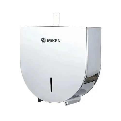 Hộp đựng giấy Inox 304 loại lớn Miken MK-1106B (Bóng gương)