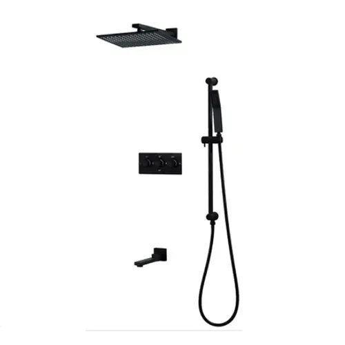 Sen tắm âm tường bát trần màu đen Miken HI05024I-1