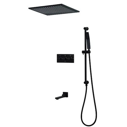 Sen tắm âm tường bát trần màu đen Miken HI06024I