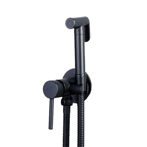 Vòi xịt vệ sinh nóng lạnh màu đen Miken F-1301B