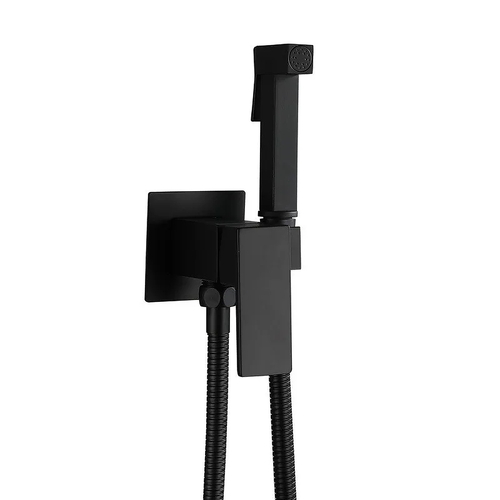 Vòi xịt vệ sinh nóng lạnh màu đen Miken F-7502B