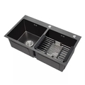 Chậu rửa bát 2 hố cân Handmade inox304 Miken MKRB-8045NC 