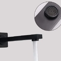 Sen tắm âm trần màu đen Miken MKSAT-Mix306.40 bát sen 40cm