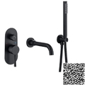Sen bồn tắm âm tường màu đen Miken MKS-17019B
