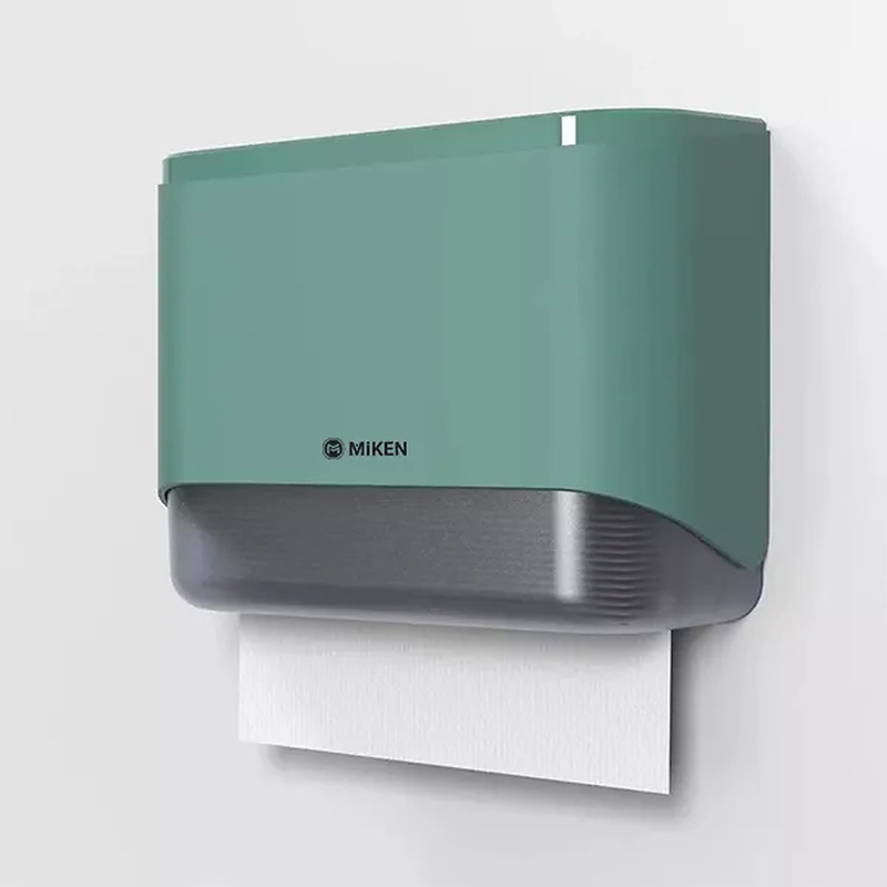 Hộp đựng giấy vệ sinh màu xanh Miken MKG-E6012GRE