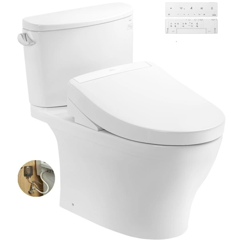 Bồn Cầu 2 Khối TOTO CS767RW25#XW Nắp Rửa Washlet TCF34461GAA S5