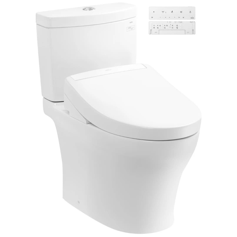 Bồn Cầu Điện Tử TOTO CS767CRW25#XW Nắp Rửa Washlet TCF34461GAA S5 Giấu Dây