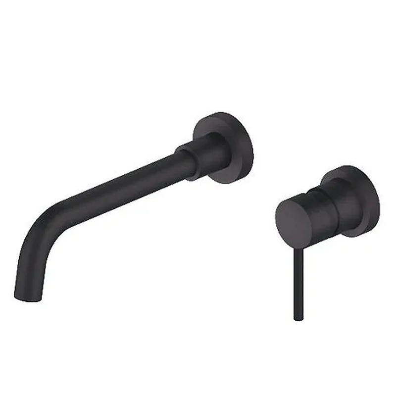 Vòi Chậu Lavabo Âm Tường Màu Đen Miken MKV-017