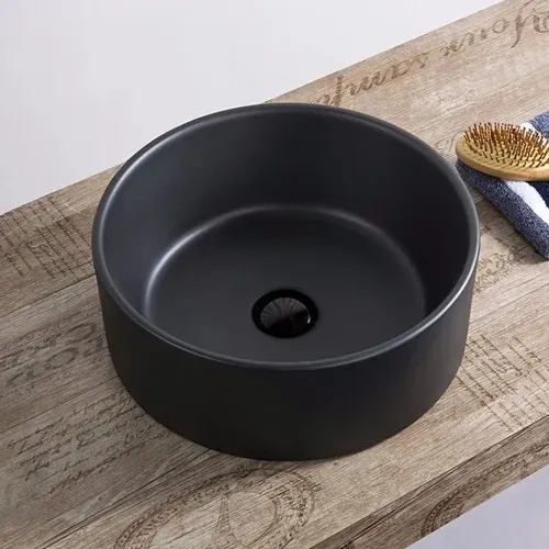 Chậu rửa lavabo đặt bàn Màu đen Miken MKC-341