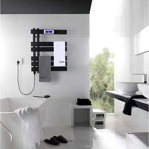 Giàn sấy khăn mặt khăn tắm màu đen Miken 750B